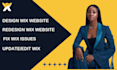responsive wix studio website design wix studio website redesign wix studio