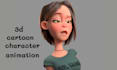 do 3d animation video, 3d cartoon music video, 3d kids animation, 3d explainer