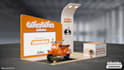 create stunning 3d booths ,exhibitions stands and kiosk