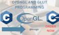 develop opengl, pyopengl, jogl and webgl projects