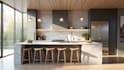 create custom restuarant interior design and design 3d coffee shop