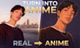 convert profesionally your photo into 2d anime style