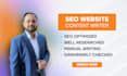 do content writing blog, article, website, guest post