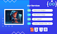 design and develop responsive websites using HTML, CSS, bootstrap and javascript