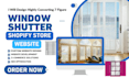 design window shutter shopify store window shutter website