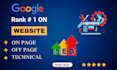 optimize your website with onpage, offpage and technical SEO