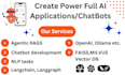 develop custom business chatbots using gpt,llama 3,langchain