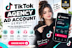 create tiktok agency ad account, tik tok ads manager