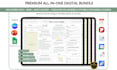 etsy digital journal hyperlinked planner design fix etsy digital product listing