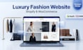 build a luxury fashion brand website on shopify or woocommerce