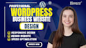 build dynamic wordpress business website development and wordpress checkout