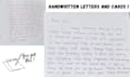 do handwritten letters, cards and notes