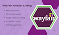 upload product listings to your wayfair store