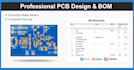 do pcb design and bom sourcing for jlcpcb and pcbway