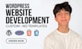 build your wordpress website with custom design