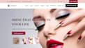 create nail art salon website design