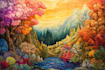 paint detailed, fantasy landscape, background