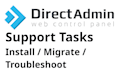 do directadmin install setup migration troubleshoot dns email litespeed