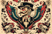 make you a traditional old school tattoo style design