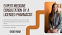 do medicine related consultation as a licensed pharmacist
