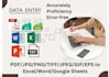 do data entry typing work, pdf to word, jpg to word