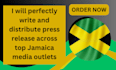 perfectly write and distribute press release across top jamaica media outlets