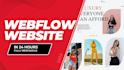 develop modern and creative webflow website design