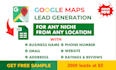 scrape google maps business emails, phone and data extraction for b2b leads