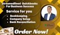 setup, do bookkeeping and bank reconciliation in quickbooks