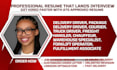 write delivery driver, courier, truck driver, freight handler, chauffeur resume