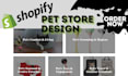 setup shopify wix website pet shop pet products dogs cats ecommerce store