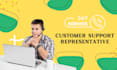 be live chat support agent do outbound calls, inbound calls, customer success