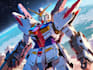 illustration and concept mecha, gundam