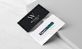 create minimalist business card design with print ready files