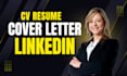 create update build optimize linkedin profile cv resume cover letter design edit