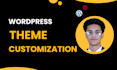 customize wordpress theme,template design  using elementor pro