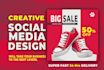 create social media design, banner ads, image ads, post images