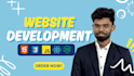 build website, website development, full stack and front end development