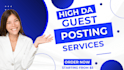 write high da guest post backlinks with seo quality services