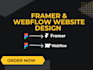 framer website design framer website redesign figma to framer webflow website