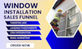 generate window installation leads window repair and tinting website