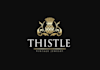 design thistle text jewelry business logo