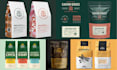 design premium coffee labels, pouch, bags, and tea packaging