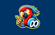 do modern parrot design template mascot logo service