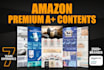 design and upload premium amazon a plus content, premium ebc