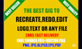recreate, redo, resize, edit refresh, remake, rebrand, refine, fix logo or image