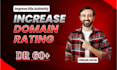 increase domain rating DR 60 plus