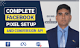 setup meta facebook pixel and conversion API with server side tracking