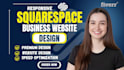 create squarespace business website,design or redesign squarespace website