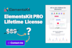 install elementskit pro license with lifetime validity